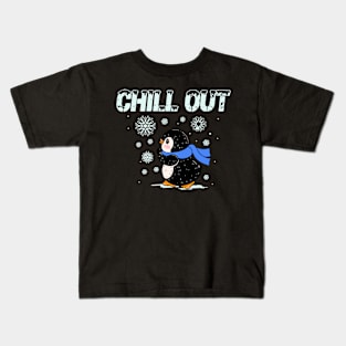 Chill Out Penguin Kids T-Shirt